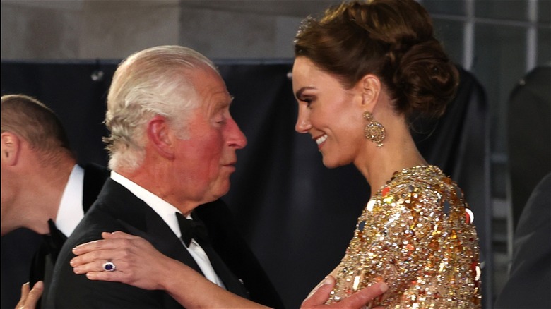 King Charles and Princess Catherine together