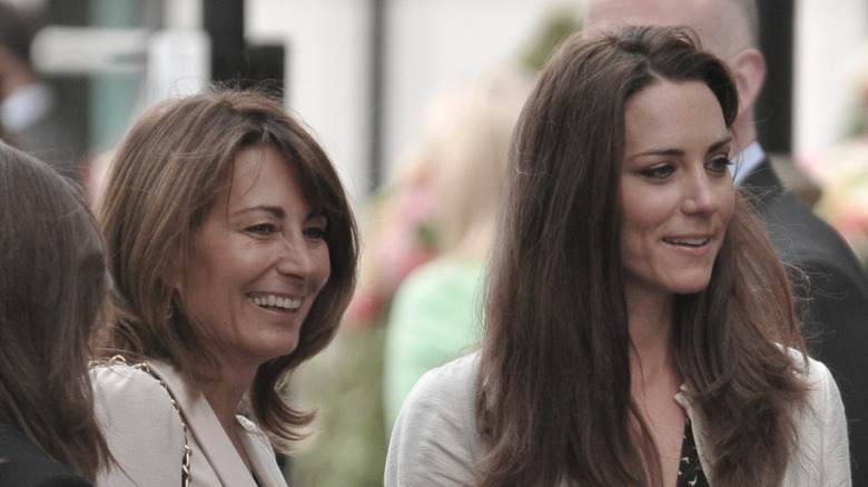Kate and Carole Middleton