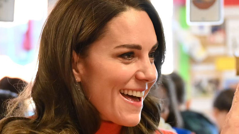 Princess Catherine in classroom