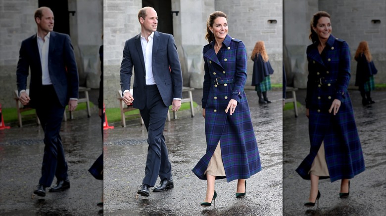 Kate Middleton and Prince William at the screening of "Cruella" in 2021