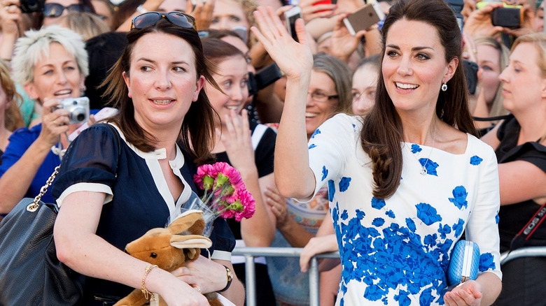 Princess Catherine with  private secretary