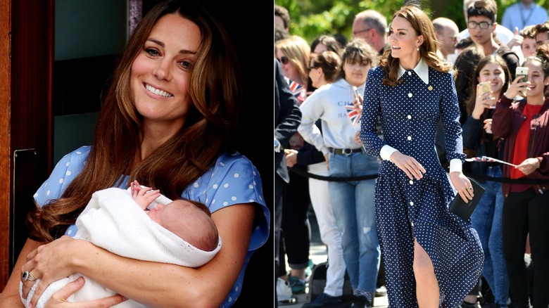 Photos of Kate Middleton wearing polka dot dresses