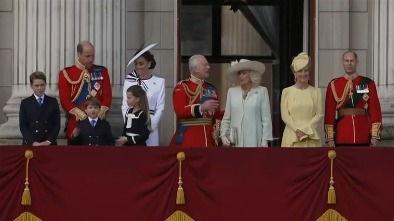 The royal family at Buckingham Palace