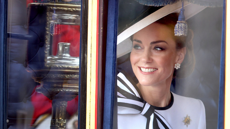 Catherine, Princess of Wales attends Trooping the Colour 2024