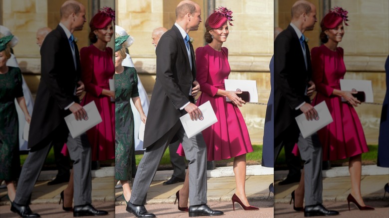 Princess Catherine and Prince William attend Princess Eugenie's wedding