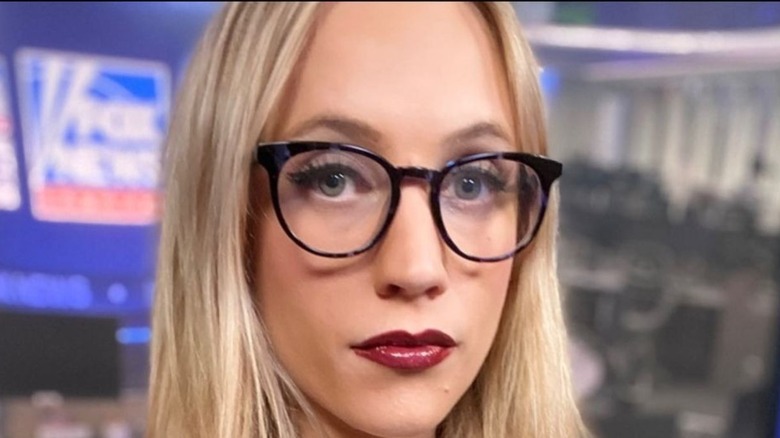 Kat Timpf takes a selfie at Fox News