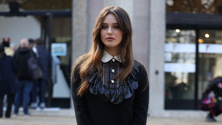 Katherine Langford Paris fashion week