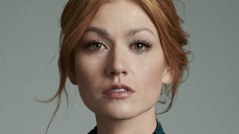 Katherine McNamara with smoldering expression