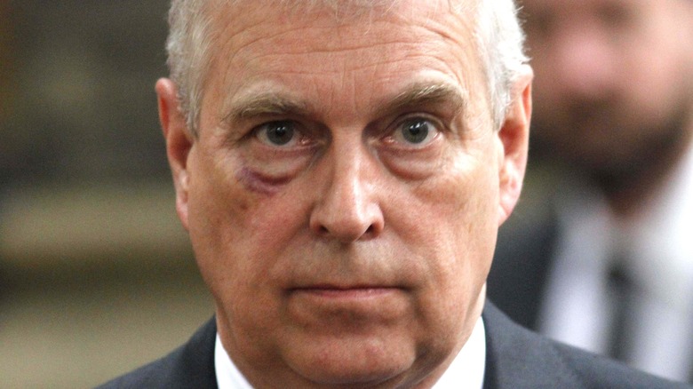 Prince Andrew looking ahead