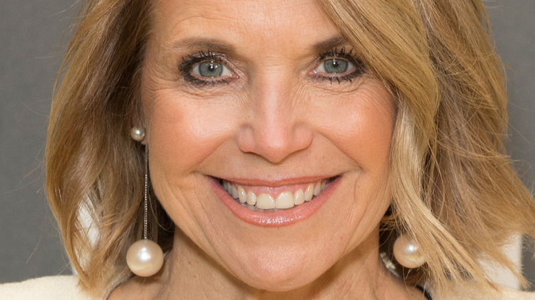 Katie Couric smiles