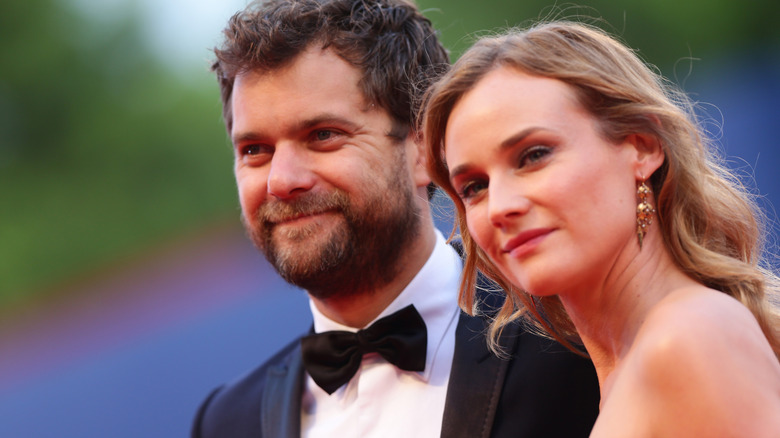 Joshua Jackson and Diane Kruger at a black-tie red carpet event