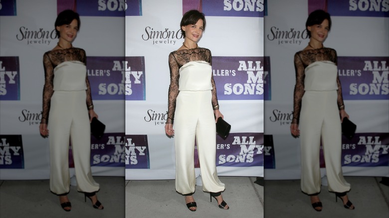 Katie Holmes at the 2008 opening night of All My Sons on Broadway.