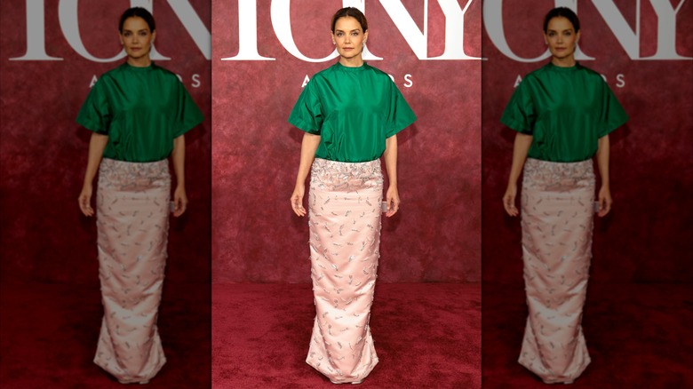 Katie Holmes at the 2025 Tony Awards.