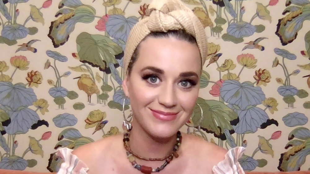 Katy Perry smiles