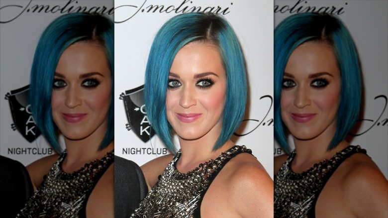 Katy Perry at a red carpet event in Las Vegas in 2012