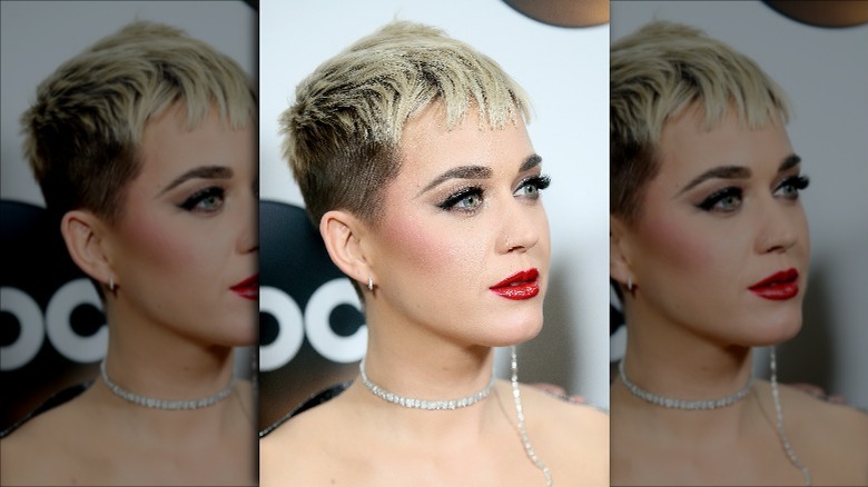 Katy Perry with pixie cut