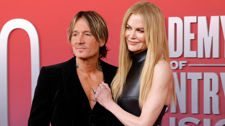 Keith Urban and Nicole Kidman attend the 2025 Academy of Country Music Awards at Omni Frisco Hotel at The Star on May 08, 2025 in Frisco, Texas.
