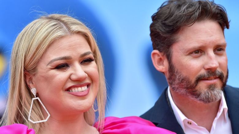 Kelly Clarkson and Brandon Blackstock attend STX Films World Premiere of "Ugly Dolls" in Los Angeles, CA (2019)
