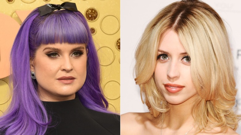 Split image of Kelly Osbourne and Peaches Geldof