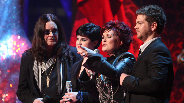 The Osbourne family in 2008