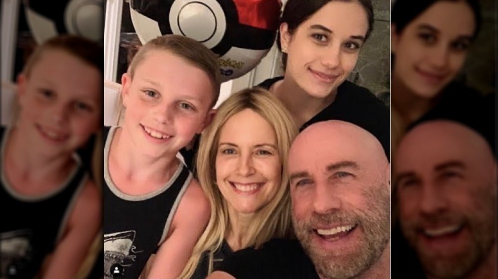 Kelly Preston and her family