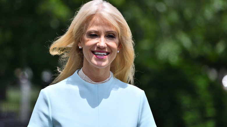 Kellyanne Conway on the lawn