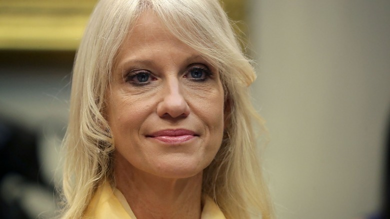 Kellyanne Conway at the White House in Washington, DC (2017)