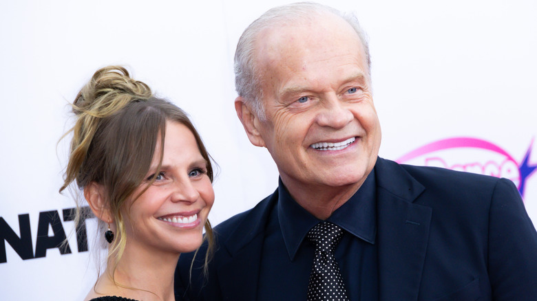 Kayte Walsh and Kelsey Grammer smiling