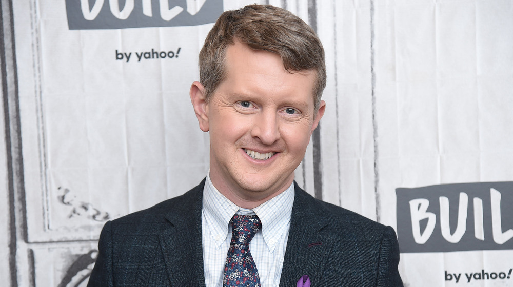 Ken Jennings smiles at an event