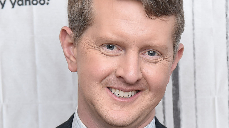 Ken Jennings smiles as he pays a visit to the BUILD Series