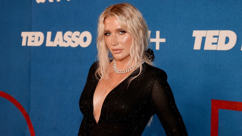 Kesha posing