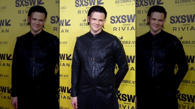 Travis Bacon wearing all black at SXSW in 2026