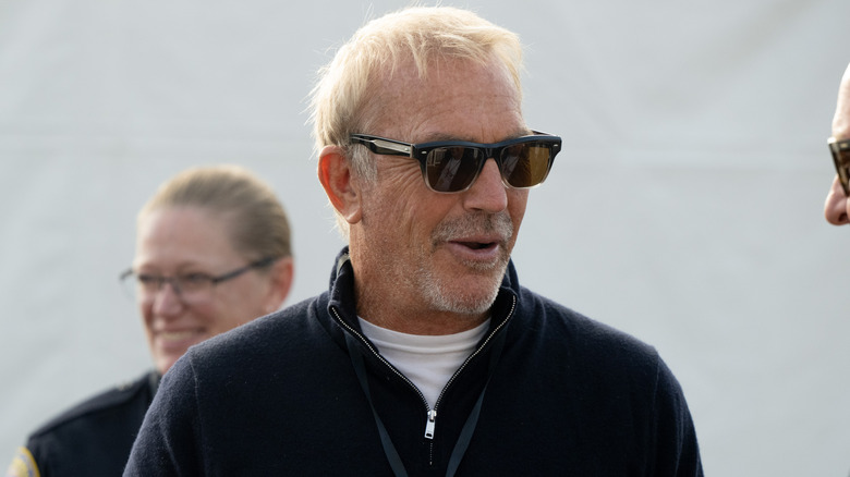 Kevin Costner wearing sunglasses