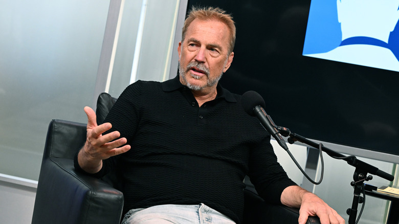 Kevin Costner talking