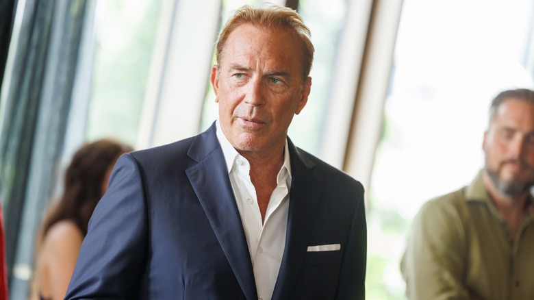 Kevin Costner walking