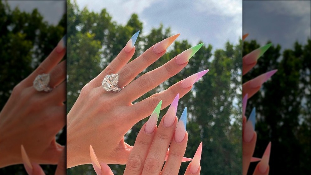 Khloé Kardashian's diamond ring
