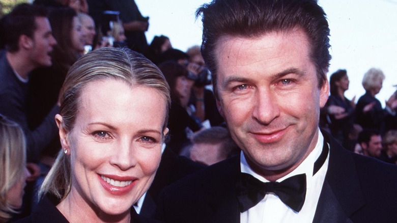 Kim Basinger and Alec Baldwin posing together