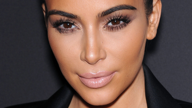 Kim Kardashian close up