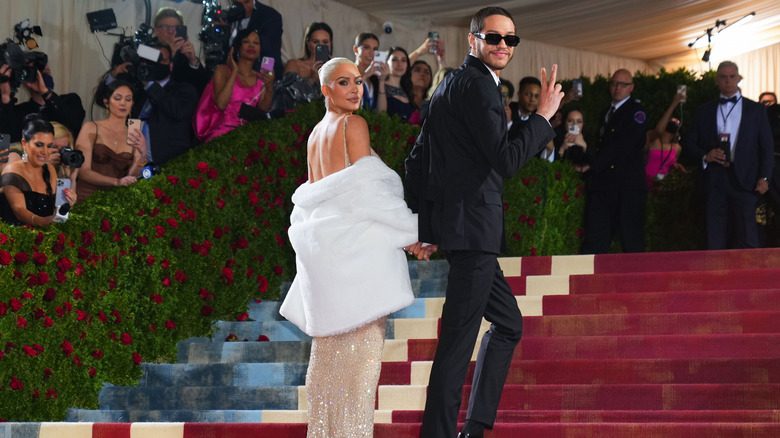 Kim Kardashian and Pete Davidson at the Met