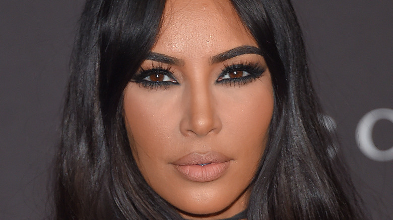 Kim Kardashian's face