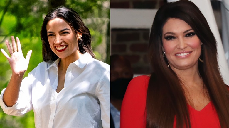 Kimberly Guilfoyle and Alexandria Ocasio-Cortez 