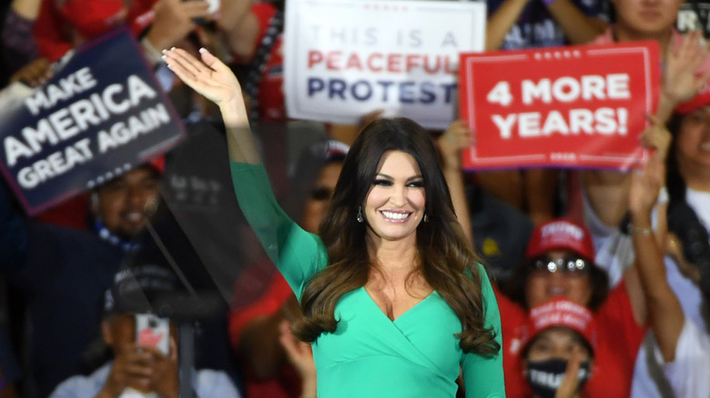Kimberly Guilfoyle attends a rally for Donald Trump