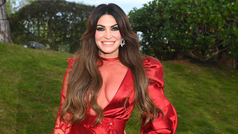 Kimberly Guilfoyle posing at an event
