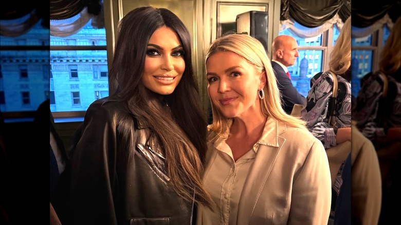 Kimberly Guilfoyle and Karoline Leavitt smiling together