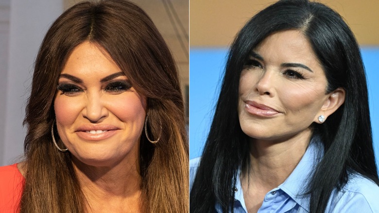 Close up of Kimberly Guilfoyle and Lauren Sanchez.
