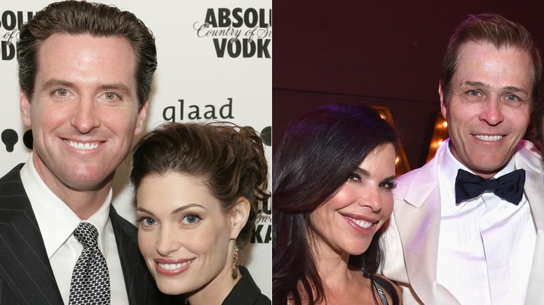 Greg Newsome and Kimberly Guilfoyle and Lauren Sanchez with Patrick Whitesell.
