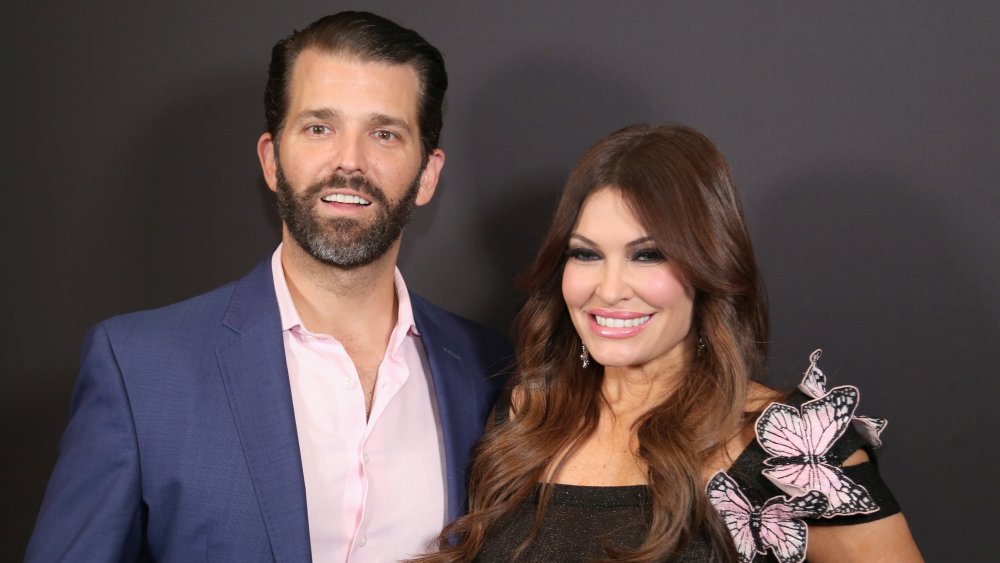 Kimberly Guilfoyle and Donald Trump, Jr.