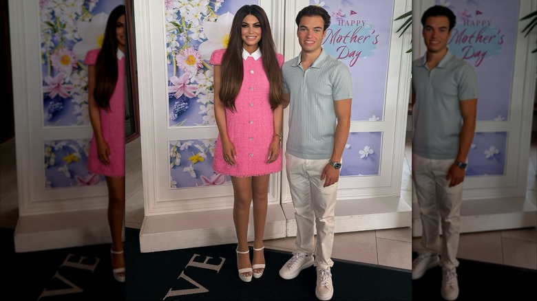 Kimberly Guilfoyle smiling with her son Ronan