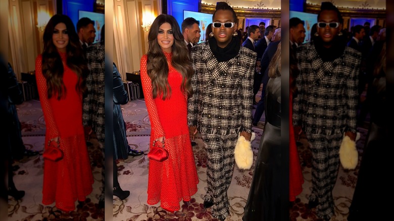 Kimberly Guilfoyle smiling with Fancy James