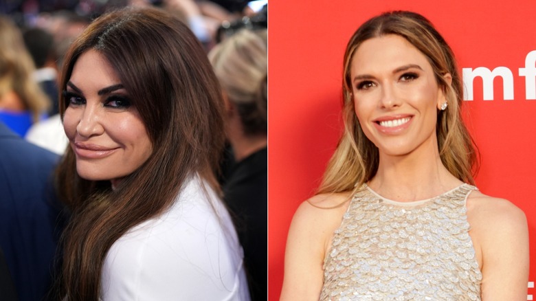Side-by-side photos of Kimberly Guilfoyle and Bettina Anderson smiling for the camera